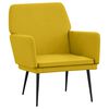 vidaXL Sill&oacute;n de terciopelo amarillo 62x79x79 cm