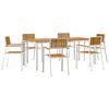 vidaXL Juego de comedor para exteriores 7 uds. 200 x 90 x 75 cm