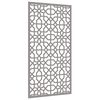 vidaXL Adorno de pared de jard&iacute;n acero corten dise&ntilde;o morisco 105x55 cm