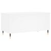 vidaXL Mesa de centro madera contrachapada blanco 90x44,5x45 cm