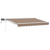 vidaXL Armaz&oacute;n de toldo manual con LEDs Topo 4,5 x 3,5 m