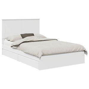 vidaXL Cama con almacenamiento 120 x 190 cm Madera de ingenier&iacute;a