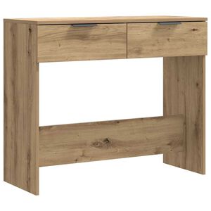 vidaXL Mesa consola madera de ingenier&iacute;a roble artesanal 90x36x75 cm