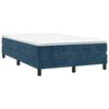 vidaXL Estructura de cama con somier terciopelo azul oscuro 120x200cm