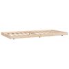 vidaXL Estructura de cama sin colch&oacute;n madera maciza de pino 100x200 cm