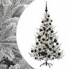 vidaXL &Aacute;rbol de Navidad artificial con bolas 120 cm 150 LED