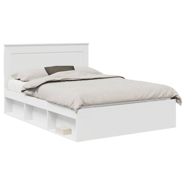 vidaXL Estructura de cama con cajón 150 x 200 cm Madera de pino macizo