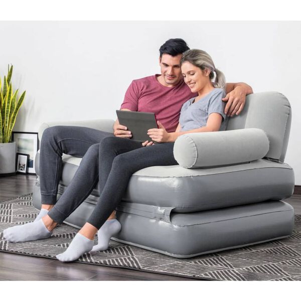 Bestway Sof&aacute; hinchable 3 en 1gris