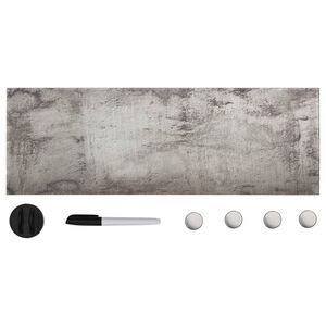 vidaXL Pizarra magn&eacute;tica de pared vidrio 60x20 cm
