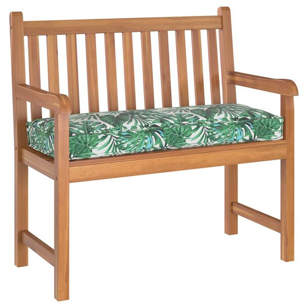 vidaXL Coj&iacute;n Hoja Patr&oacute;n de hoja 100 x 40 x 8 cm Tela Oxford