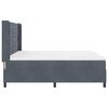 vidaXL Cama tipo Box Spring Gris oscuro 180 x 200 cm Terciopelo