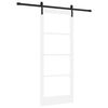 vidaXL Puerta Corredera ORKDAL y Negro 83 x 202 cm