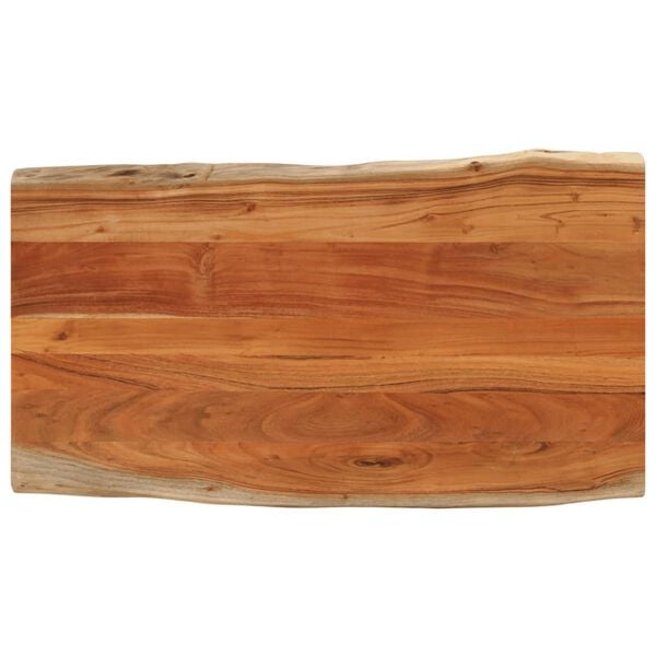 vidaXL Tablero de mesa rectangular borde natural acacia 120x60x2,5 cm