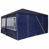 vidaXL Carpa de Fiesta Azul y Blanco 400 x 400 x 266 cm