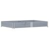 vidaXL Jardinera de madera maciza de pino gris 150x100 cm