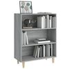 vidaXL Aparador de madera contrachapada gris Sonoma 69,5x32,5x90 cm
