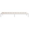 vidaXL Cama extralarga sin colch&oacute;n madera maciza pino blanca 90x210 cm
