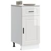 vidaXL Mueble bajo de cocina&nbsp;porto alto brillo blanco