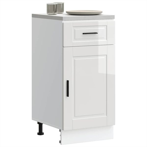 vidaXL Mueble bajo de cocina&nbsp;porto alto brillo blanco