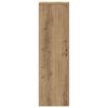 vidaXL Soportes de plantas 2 uds madera roble artisian 25x25x80 cm