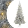 vidaXL &Aacute;rbol de Navidad Plateado 180 cm PET