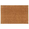 vidaXL Felpudo semicircular de fibra de coco natural 60x90 cm