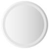 vidaXL Espejo de ba&ntilde;o LED Transparente &Oslash; 50 cm vidrio templado