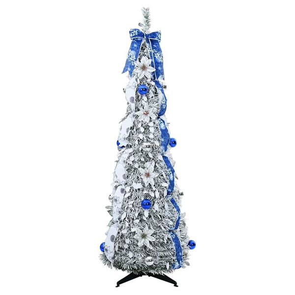 vidaXL &Aacute;rbol de Navidad artificial con 50 LED con soporte 120 cm PVC