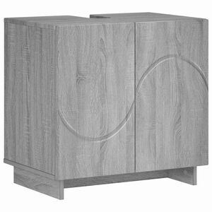 vidaXL Mueble de ba&ntilde;o Sonoma gris 60 x 41 x 58 cm Madera de ingenier&iacute;a