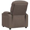 vidaXL Sillón reclinable de tela gris taupe