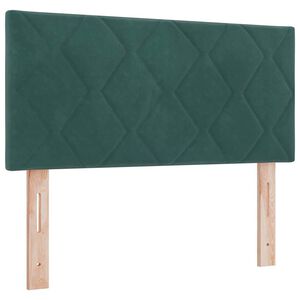 vidaXL Cabecero con cabecera Verde oscuro 90 cm Terciopelo