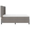vidaXL Cama tipo Box Spring con colch&oacute;n Taup&eacute; 190 x 140 cm tela