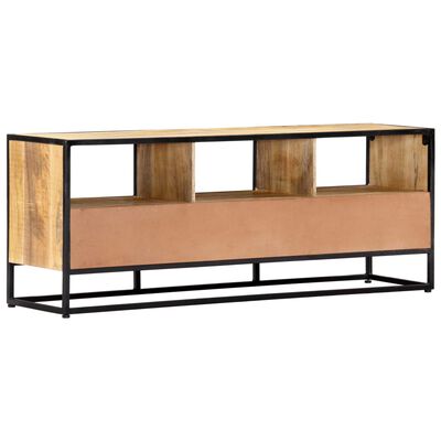 vidaXL Mueble de TV de madera maciza de mango 120x30x45 cm