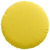 vidaXL Cojines para asiento 2 pcs Amarillo Claro Ø30 x 13 cm tela