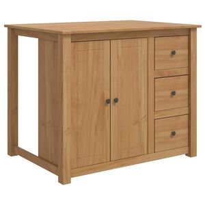 vidaXL Juego de isla de cocina 2 uds. PANAMA Cera de Miel Pino macizo