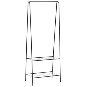 vidaXL Perchero de ropa negro 59x35x150 cm