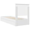 vidaXL Cama con almacenamiento 75 x 190 cm Madera de ingenier&iacute;a