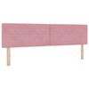 vidaXL Cama tipo Box Spring con colch&oacute;n Rosa 200 x 200 cm Terciopelo