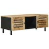 vidaXL Mesa de Caf&eacute; Natural 100 x 54 x 40 cm Madera de mango maciza