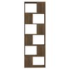 vidaXL Estantería/divisor de espacios roble marrón 60x24x186 cm