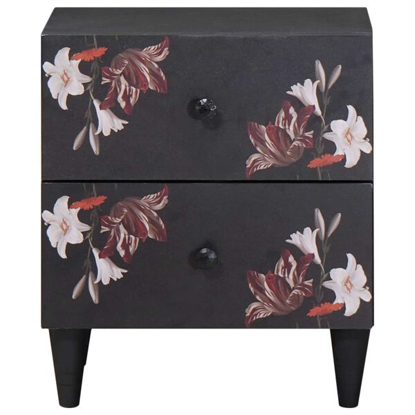 vidaXL Mesita de Noche con caj&oacute;n 2 pcs Marr&oacute;n 40 x 33,5 x 46 cm