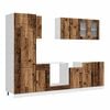 vidaXL Mueble cocina Kalmar madera vieja 8 pzas madera contrachapada