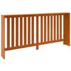 vidaXL Cubierta radiador madera maciza pino marr&oacute;n cera 169x19x84 cm