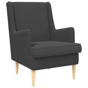 vidaXL Sill&oacute;n Gris oscuro Boucl&eacute;