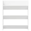 vidaXL Zapateros de pared 2 uds madera contrachapada blanco 80x18x90cm