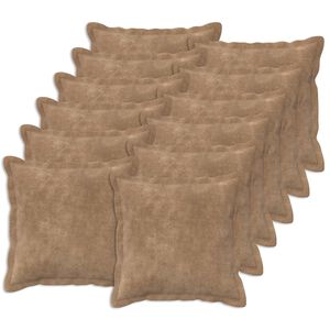 vidaXL Funda de almohada 12 uds. HOUTEN Topo 40 x 40 cm