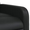 vidaXL Sill&oacute;n reclinable de cuero sint&eacute;tico negro