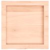 vidaXL Encimera de ba&ntilde;o madera maciza sin tratar 40x40x(2-6) cm