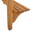 vidaXL Mesa alta de balc&oacute;n de madera maciza de acacia 90x37x122,5 cm