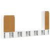 vidaXL Conjunto de mueble para TV de pared Montaje en la pared 6 pcs